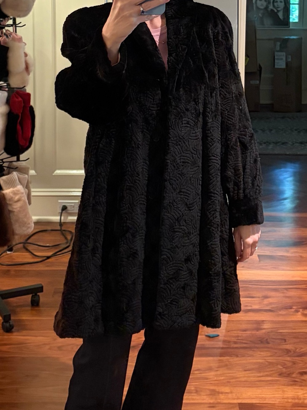 Real Sheared Mink Fur Coat - Women Jackets & Coats
